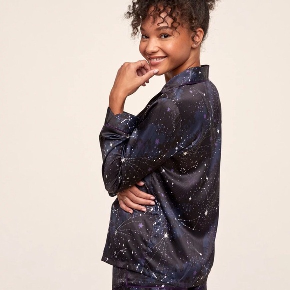 Adore Me Midnight Constellation Pajama Set size Medium - Picture 3 of 7